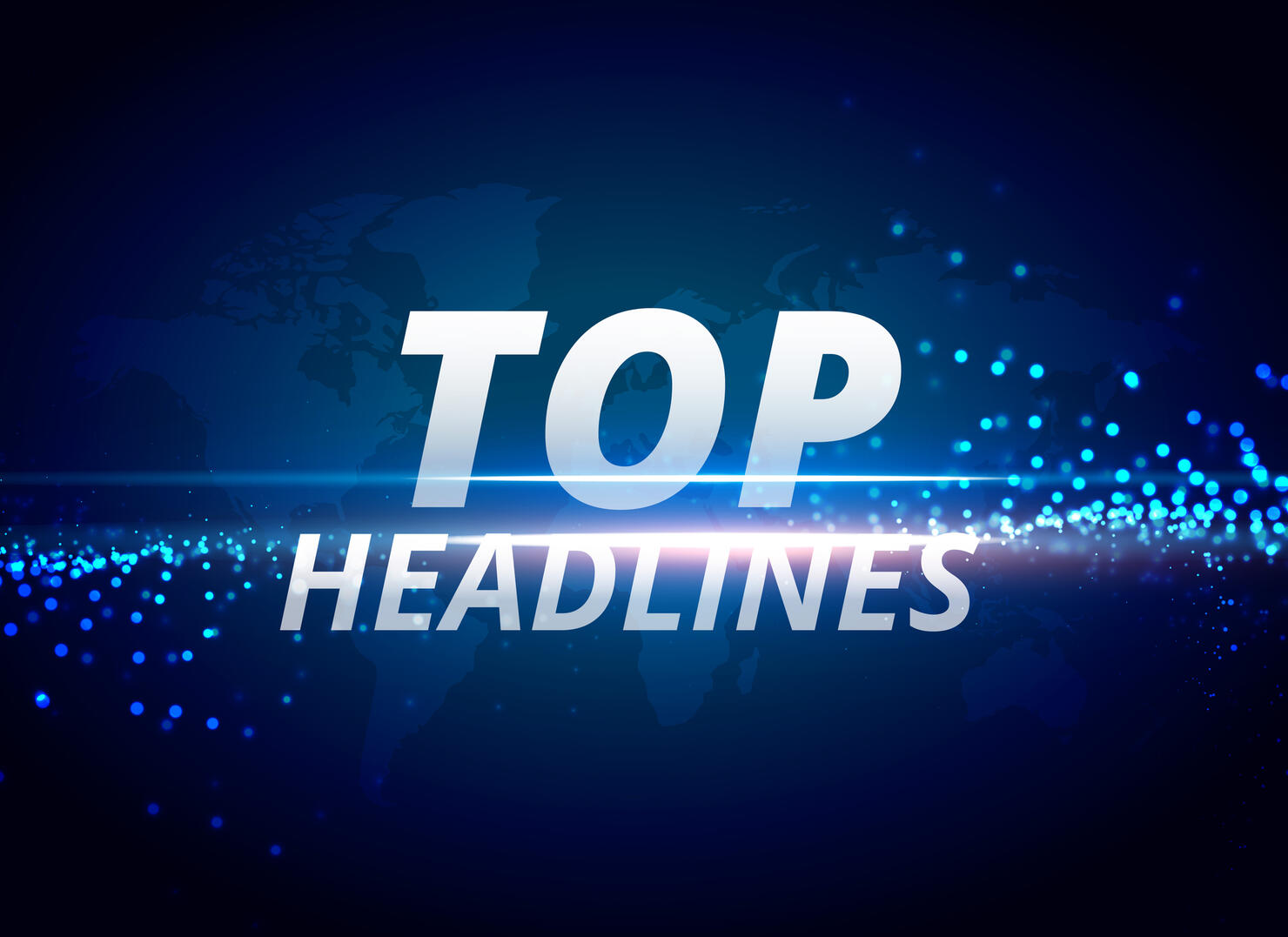 top headlines news background concept