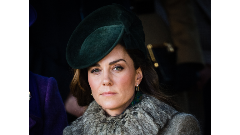 The Royal Family Attend Church On Christmas Day