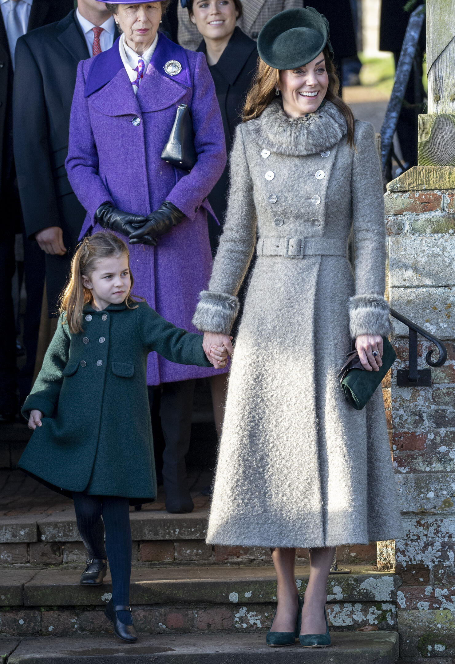 The Royal Family Attend Church On Christmas Day