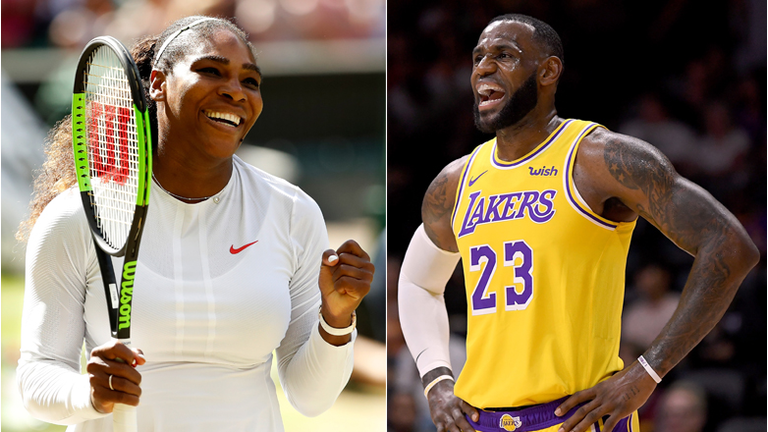 Serena Williams, LeBron James