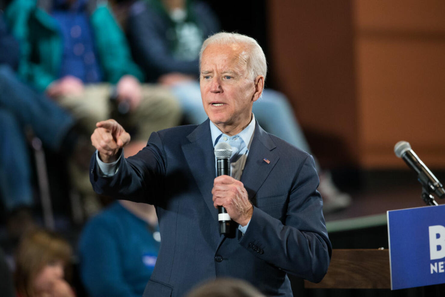 Presidential Candidate Joe Biden Holds Campaign Town Halls In New Hampshire