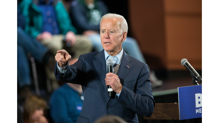 Presidential Candidate Joe Biden Holds Campaign Town Halls In New Hampshire