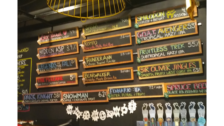 great tap list at Jackalope