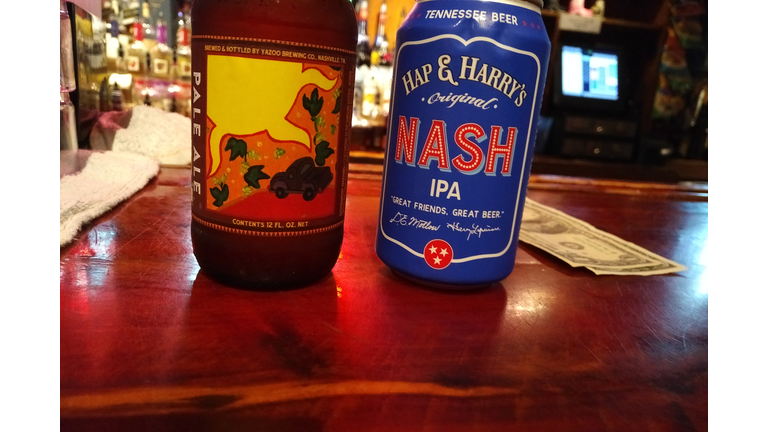 Cheers with local beers from Nashville