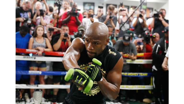 Floyd Mayweather Jr. Media Workout