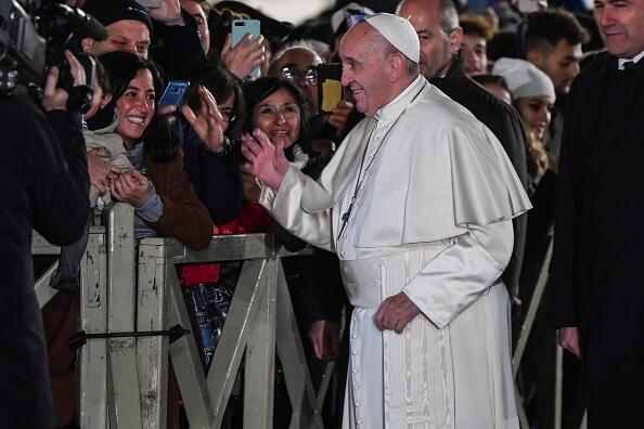 Video: Pope Francis Slaps Woman Who Was Yanking His Arm During NYE - Thumbnail Image