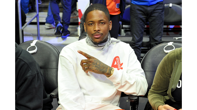 Celebrities At The Los Angeles Clippers Game