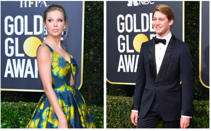 Taylor Swift Joe Alwyn Discreetly Arrive To Golden Globes