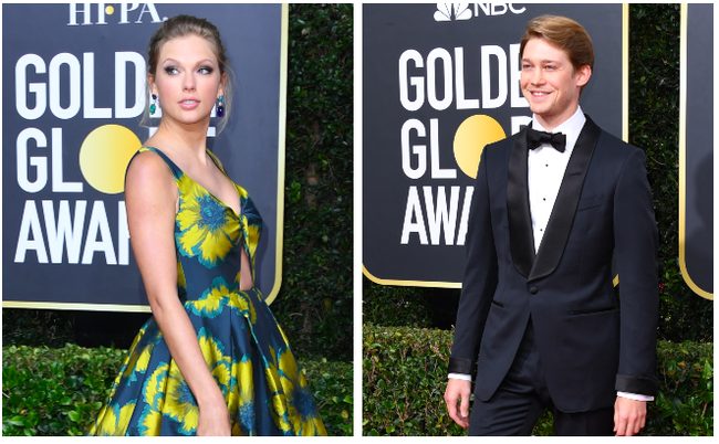 Taylor Swift Joe Alwyn Discreetly Arrive To Golden Globes