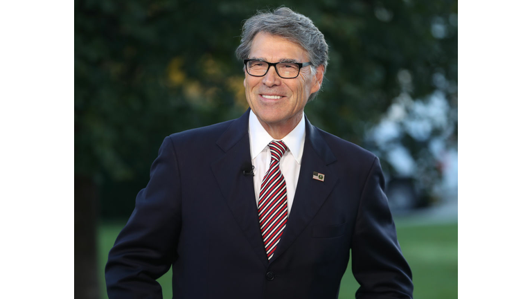 Energy Secretary Rick Perry Speaks To Media At The White House