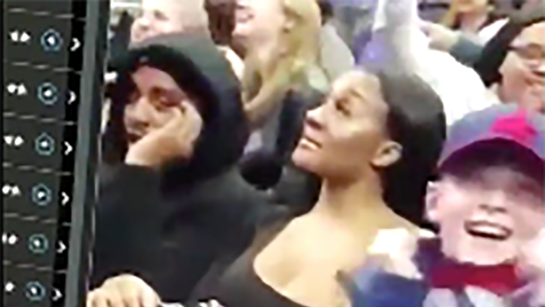 Cheating Man Gets Caught On Camera With Side Chick At Basketball Game - Thumbnail Image