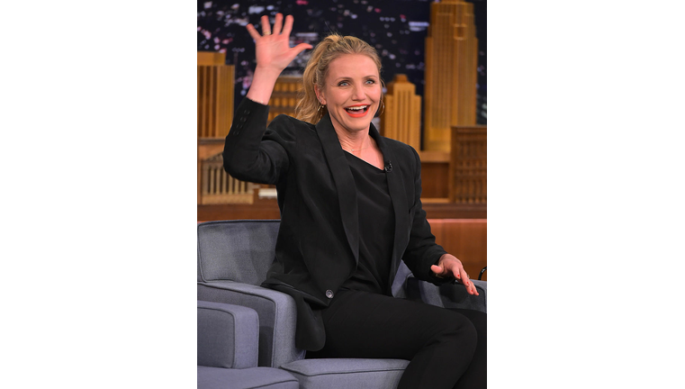 Cameron Diaz Visits "The Tonight Show Starring Jimmy Fallon"