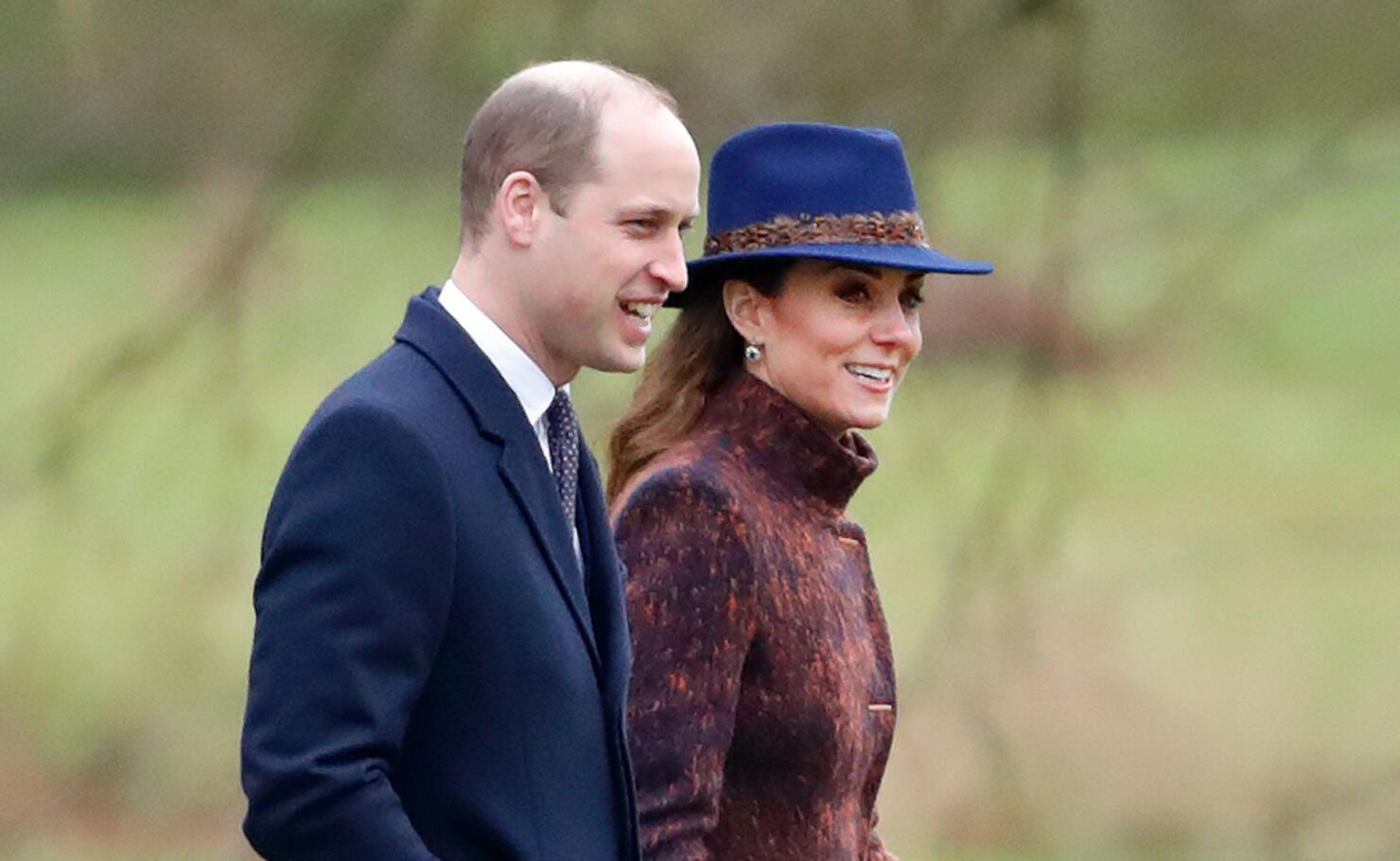 Members of the Royal Family Attend Sunday Church Service At Sandringham