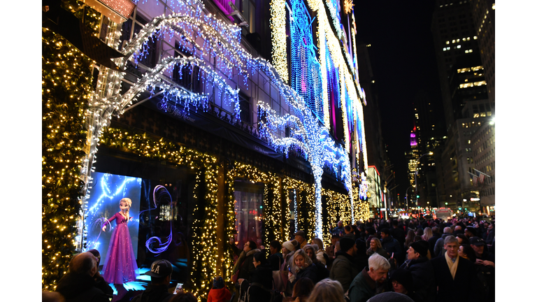 Disney And Saks Fifth Avenue Unveil "Disney Frozen 2" Holiday Windows