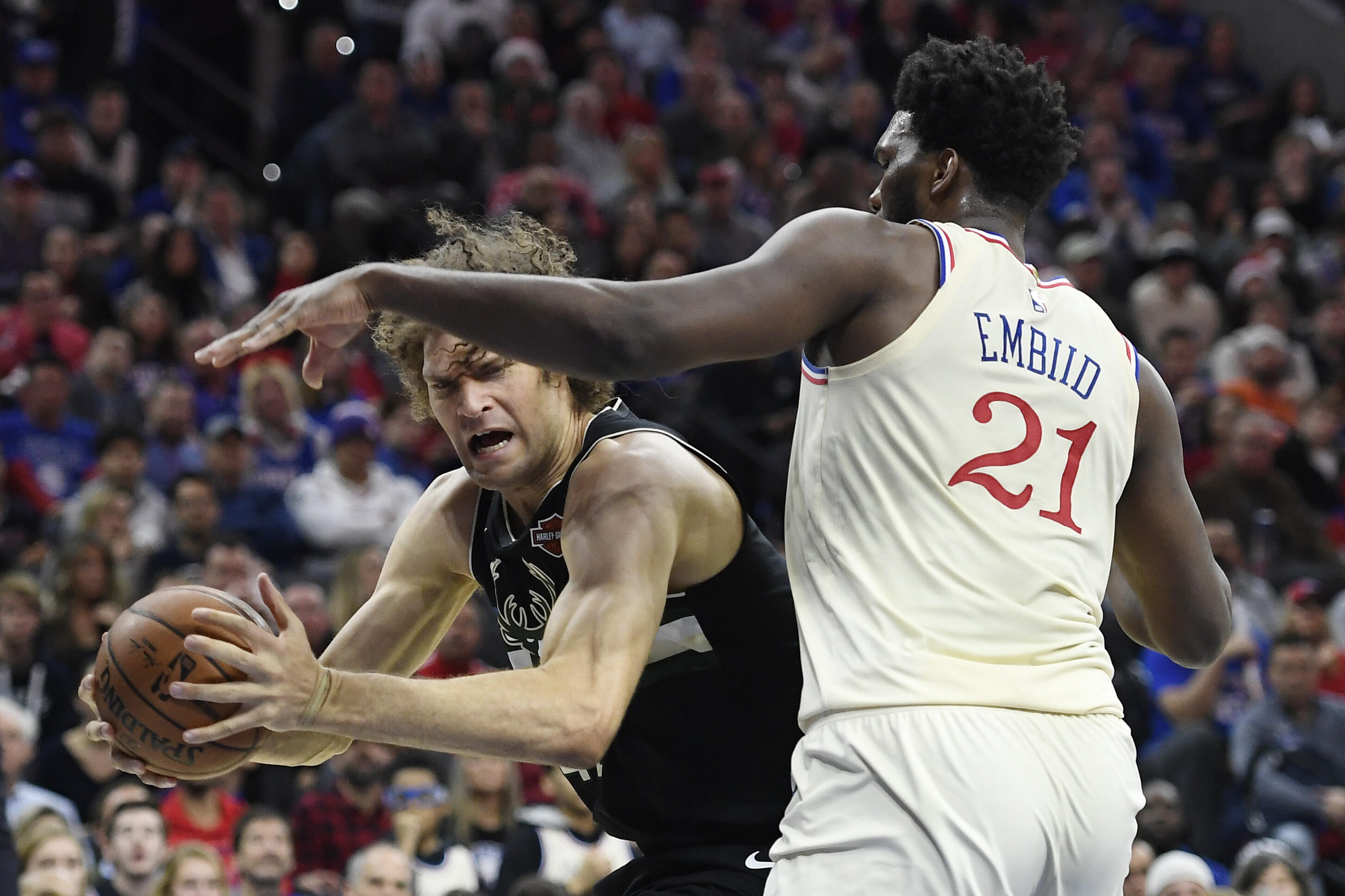 Joel Embiid breaks finger and keeps playing. It is gruesome!! NSFW!!!!  - Thumbnail Image