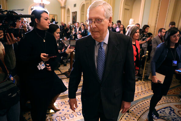 Senators Hold Press Availability After First Policy Luncheon Of The New Year