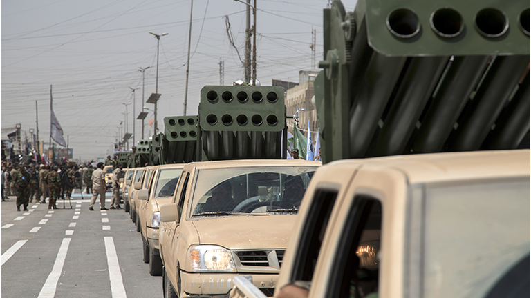 Shi'a militia of Moqtada Sadr Stages Show of Strength