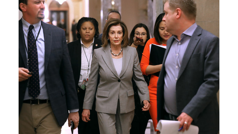 Nancy Pelosi And House Members Hold Meetings On Capitol Hill