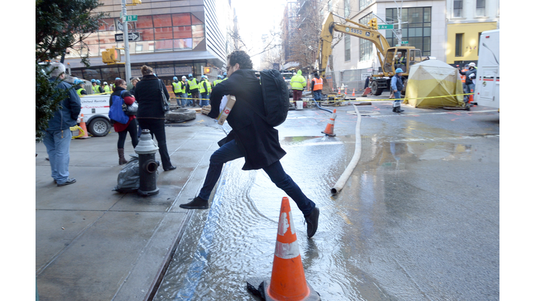 Greenwich Village Water Main Break