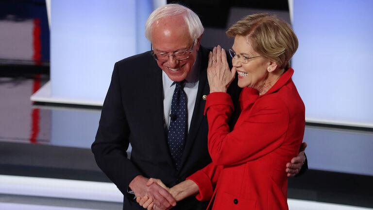 Democratic Presidential Candidates Debate In Detroit Over Two Nights