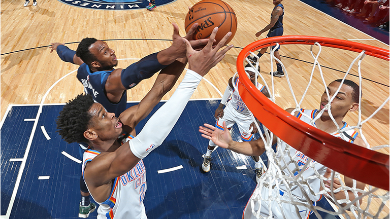 Oklahoma City Thunder v Minnesota Timberwolves