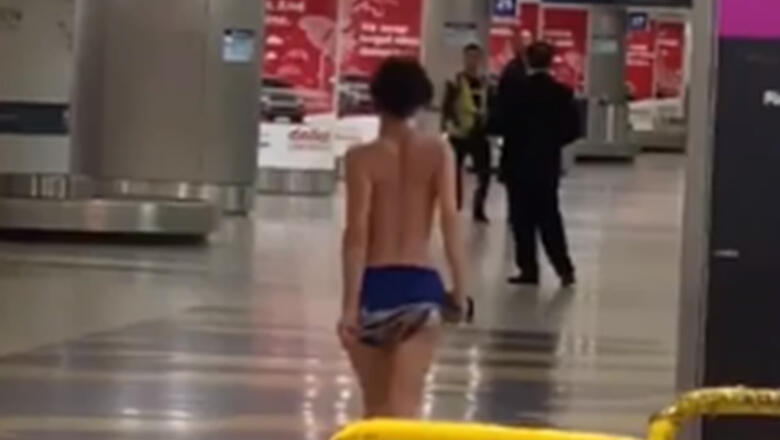 Delusional Woman Strips Naked At Miami Airport, Jumps On Top Of Police Car - Thumbnail Image