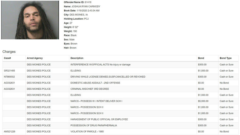 Polk County Jail records 