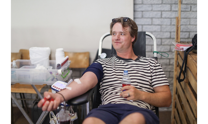 Donating Blood. Getty Images