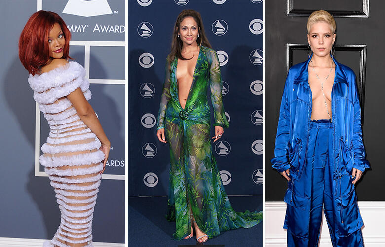 sexiest grammy dresses