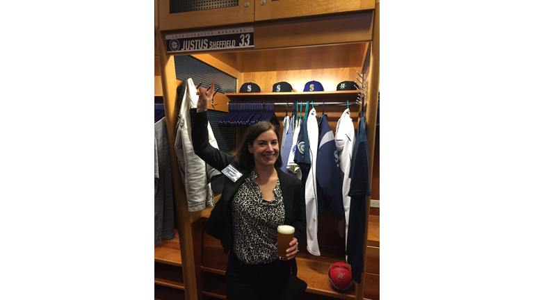 I'm in Justus's locker room