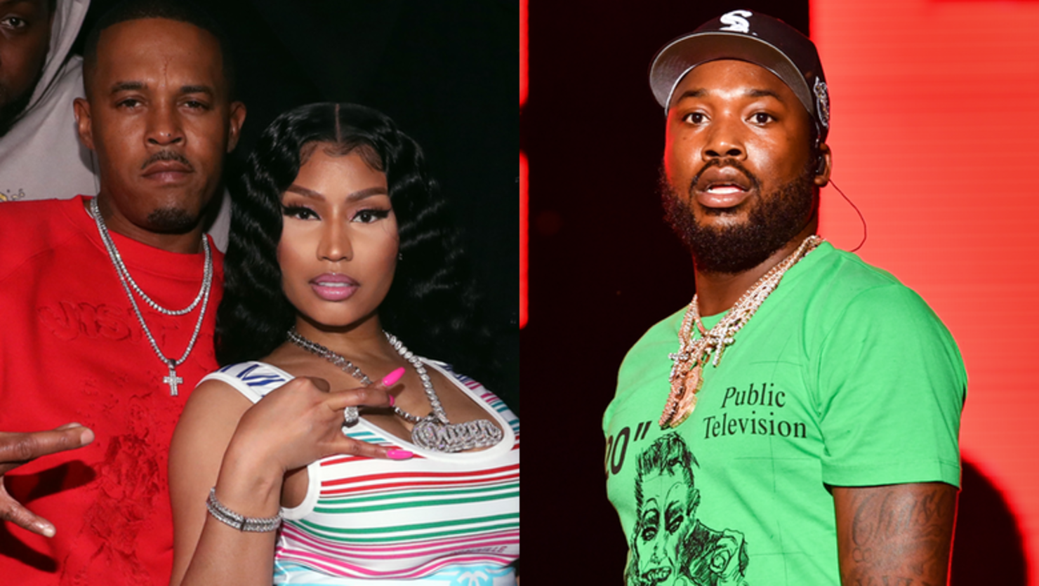 Nicki Minaj, Husband Get Into Heated Argument With Her Ex Meek Mill