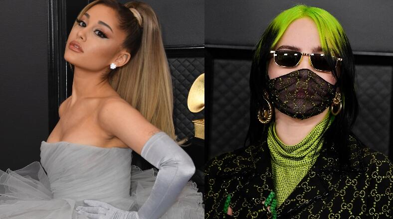Twitter Loses It Over Ariana Grande & BIllie Eilish Hugging At The ...