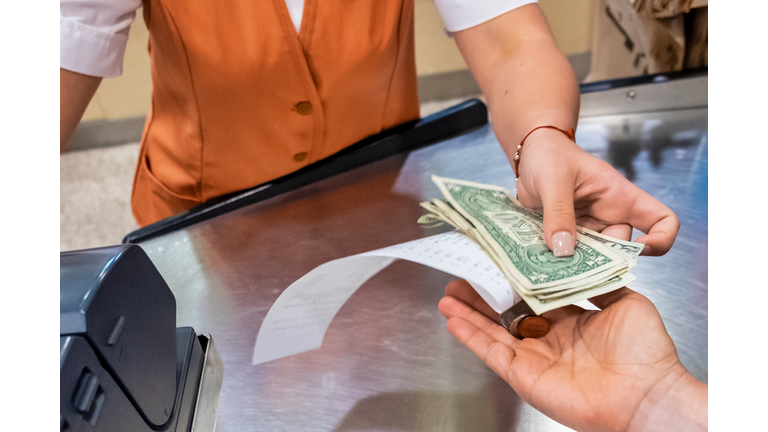 Paying cash