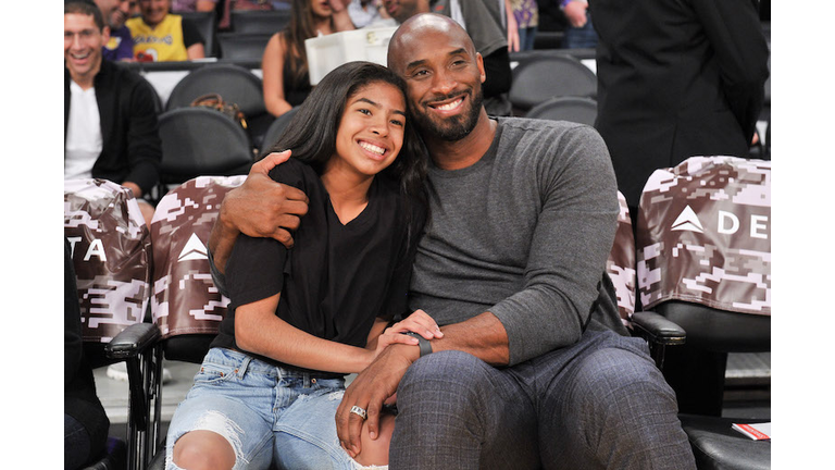 Celebrities At The Los Angeles Lakers Game