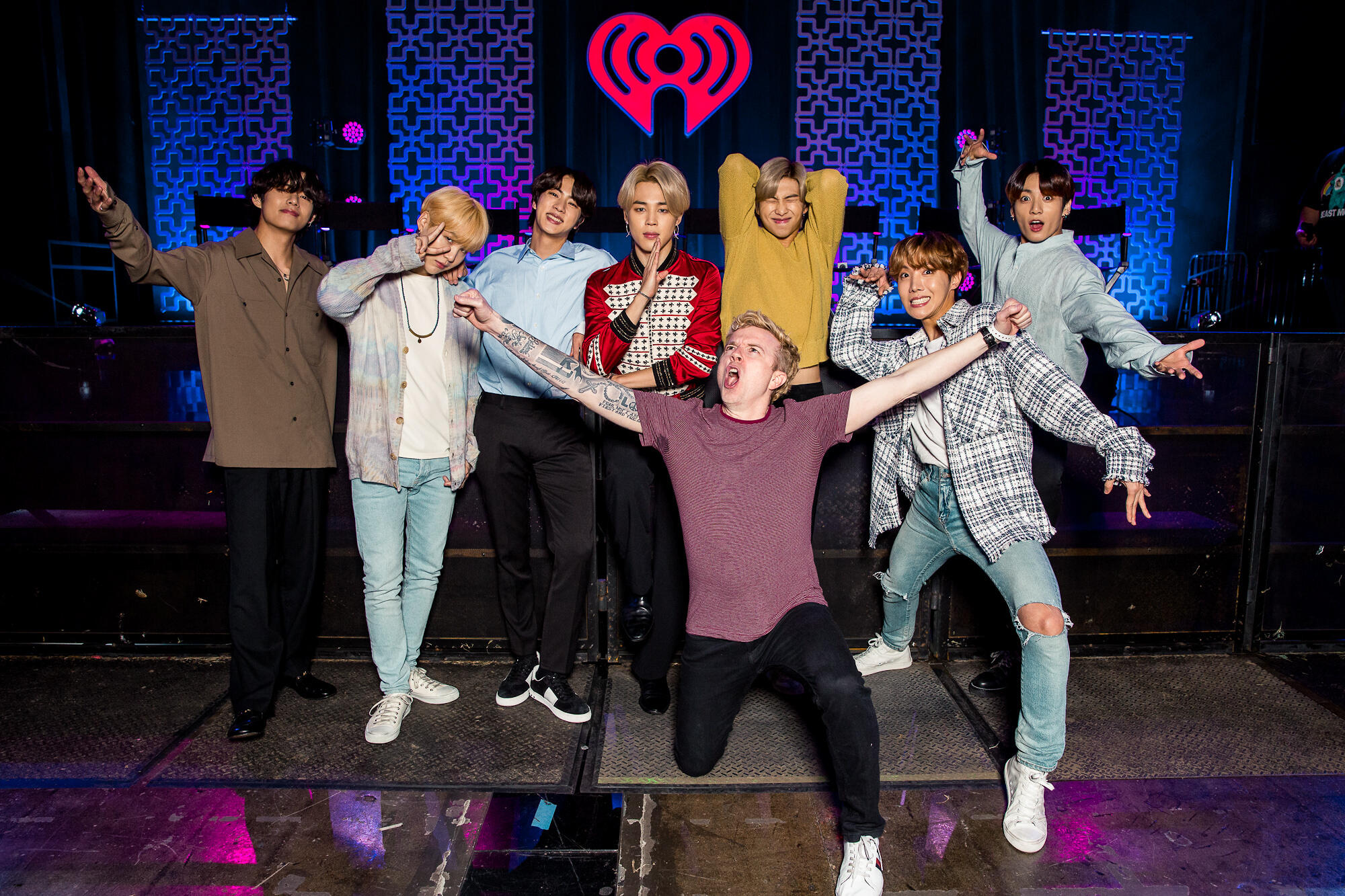 BTS Meets ARMY Members At The iHeartRadio Theater LA iHeart