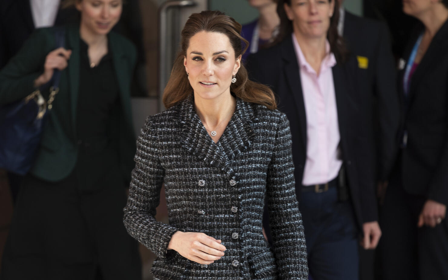 The Duchess Of Cambridge Visits The National Portrait Gallery Workshop At Evelina London Children's Hospital