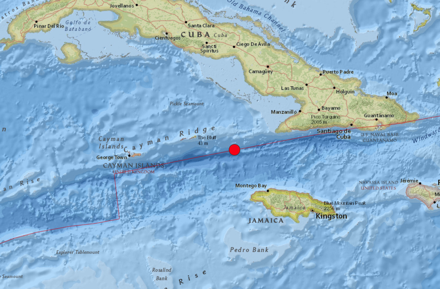7.7 quake strikes off coast of Jamaica