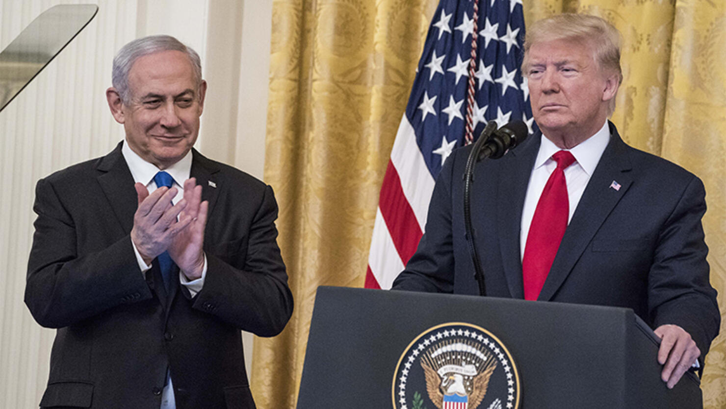 President Trump Meets With Israeli PM Netanyahu At The White House