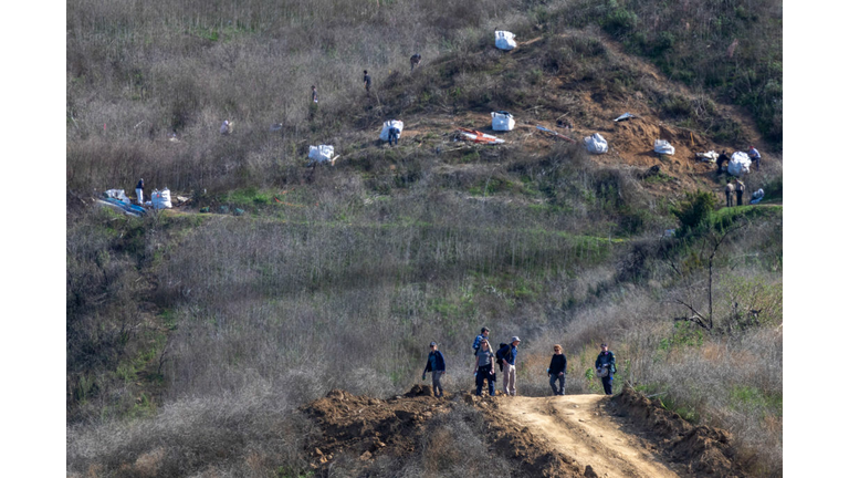 NTSB Investigators Continue To Work On Site Of Kobe Bryant's Helicopter Crash