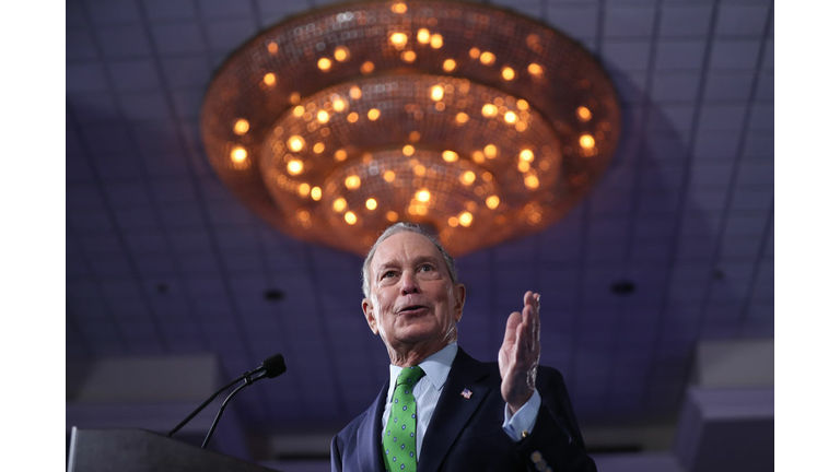 Democratic Presidential Candidate Mike Bloomberg Campaigns In Miami, Florida