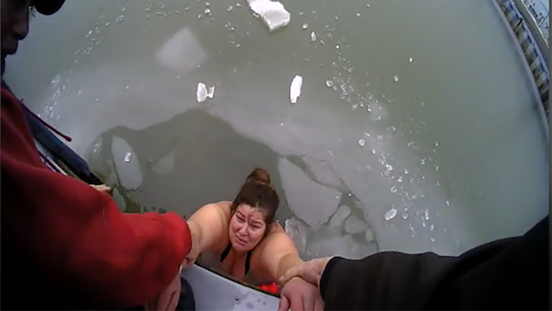 Woman Saved From Frozen Lake Gets BodyShamed Over Rescue Video