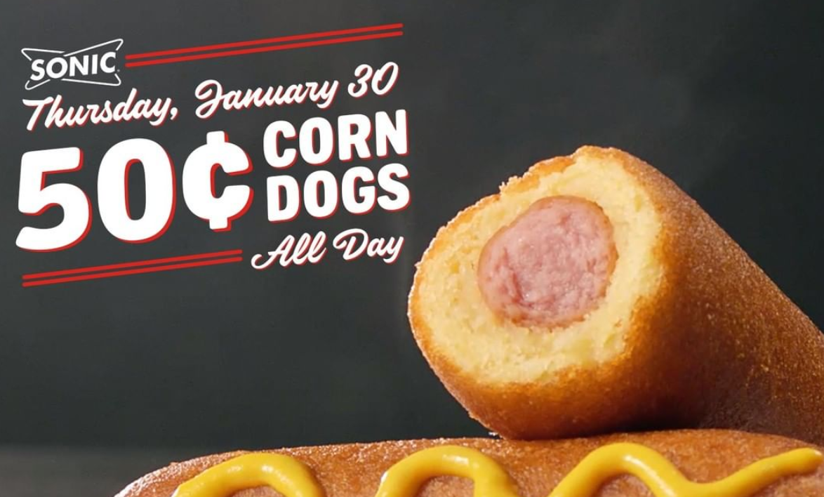 Sonic Offering Their Corn Dogs For Just 50 Cents Today Only iHeart