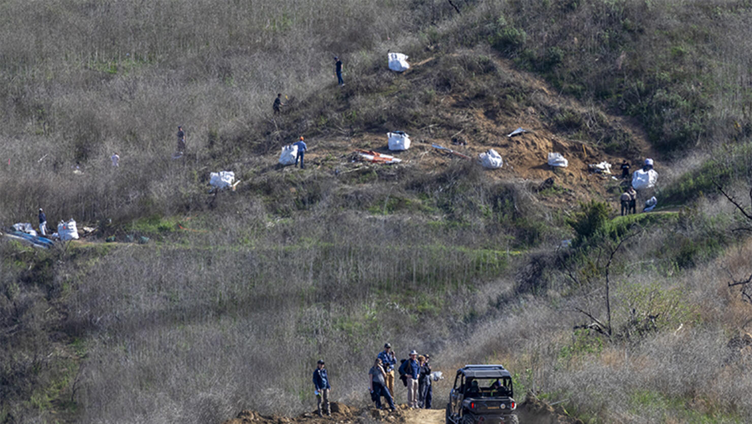 NTSB Investigators Continue To Work On Site Of Kobe Bryant's Helicopter Crash