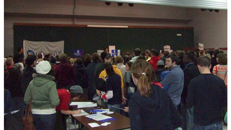 Iowa Caucus in Iowa City