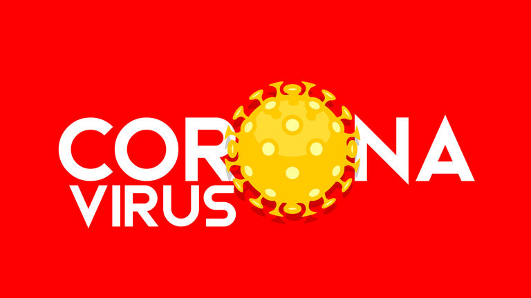 simple wuhan coronavirus outbreak influenza as dangerous flu strain cases as a pandemic concept banner flat style illustration