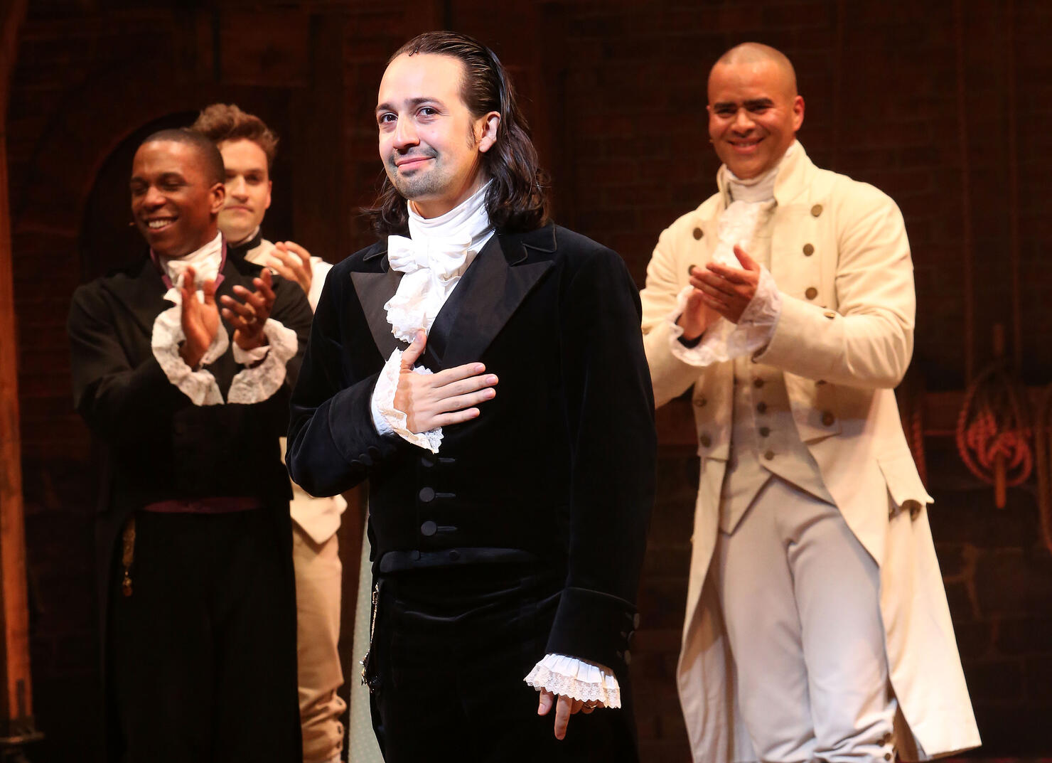 Lin-Manuel Miranda Makes Final Performance On Broadway's "Hamilton"