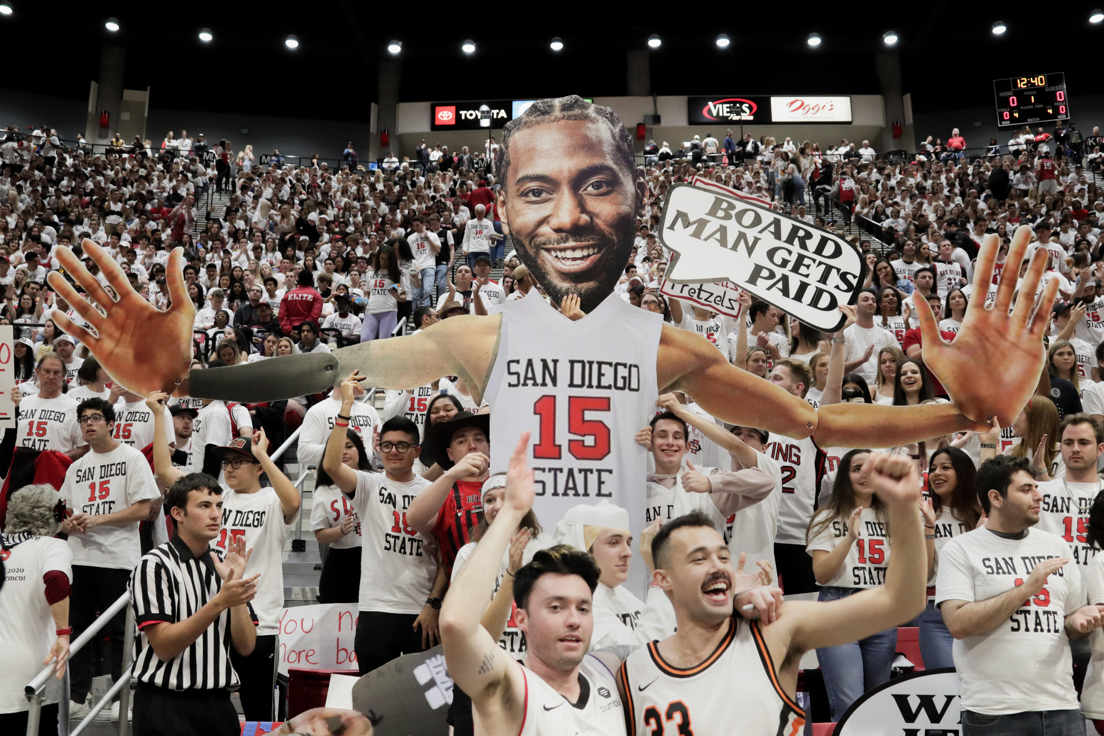 Video: SDSU Retires Kawhi Leonard's College Basketball Jersey  - Thumbnail Image