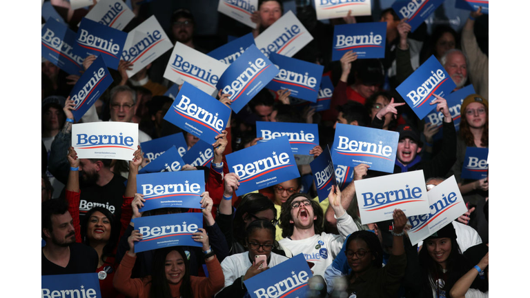 Sen. Bernie Sanders Hosts Watch Party On Night Of Iowa Caucus