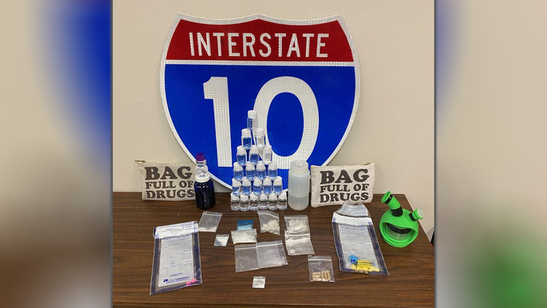 bag full of drugs