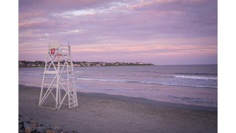 Lifeguard chair in Newport